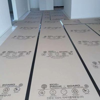 Projet de construction Papier de protection de plancher fini Épaisseur 1 mm Recyclable